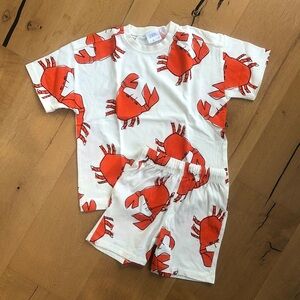 Zara Kids Crab Matching Set Size 6 NWOT